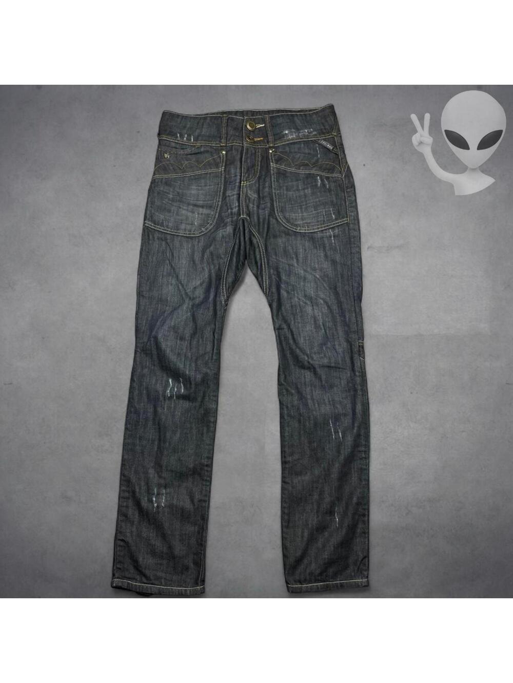 Doc Dog Jeans 32x30 Dark Wash Avant Garde Japanese Denim Style Opium